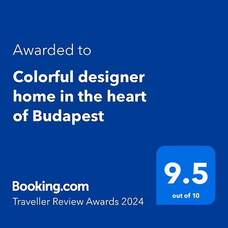 Colorful Designer Home In The Heart Of Budapest Exterior foto
